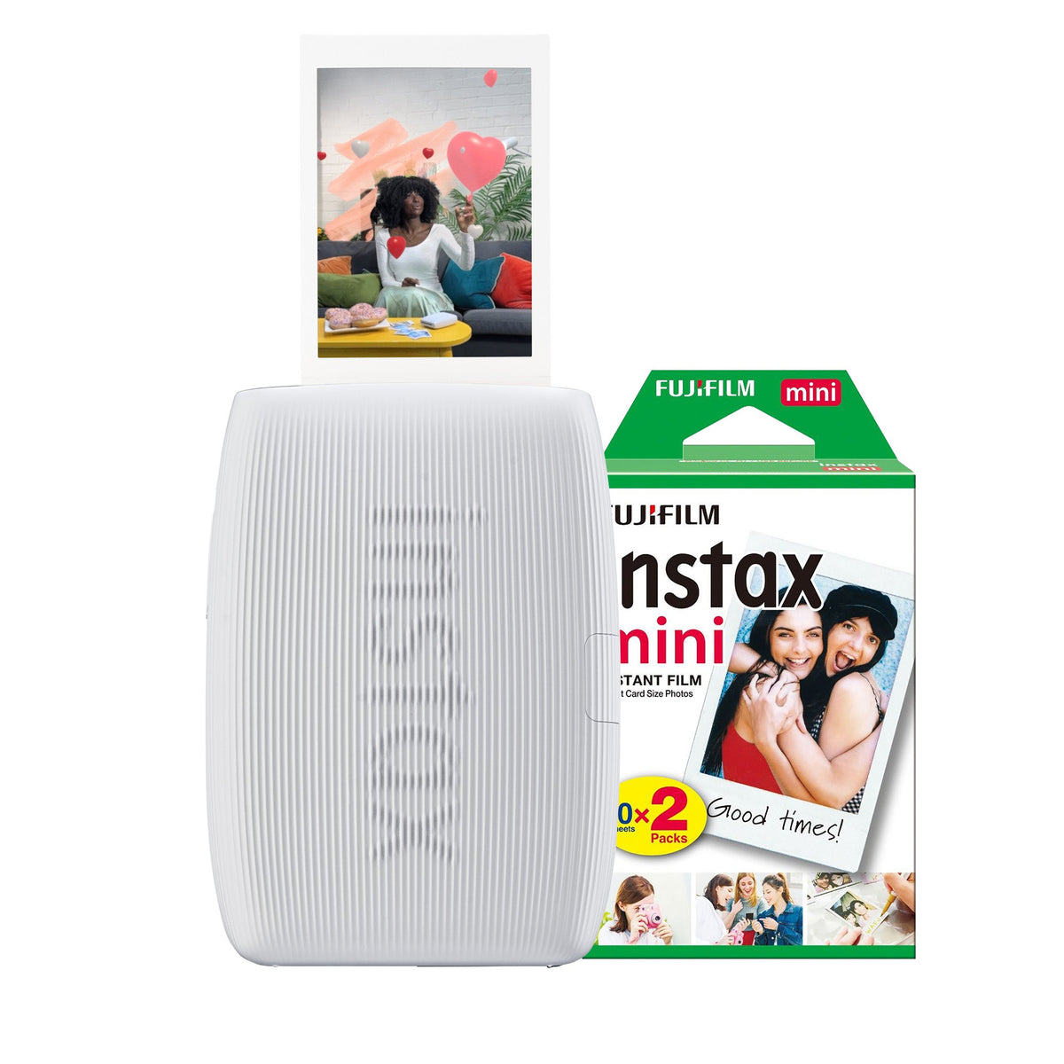 Fujifilm Instax Mini Link 3 Wireless Smartphone Photo Printer - Clay White
