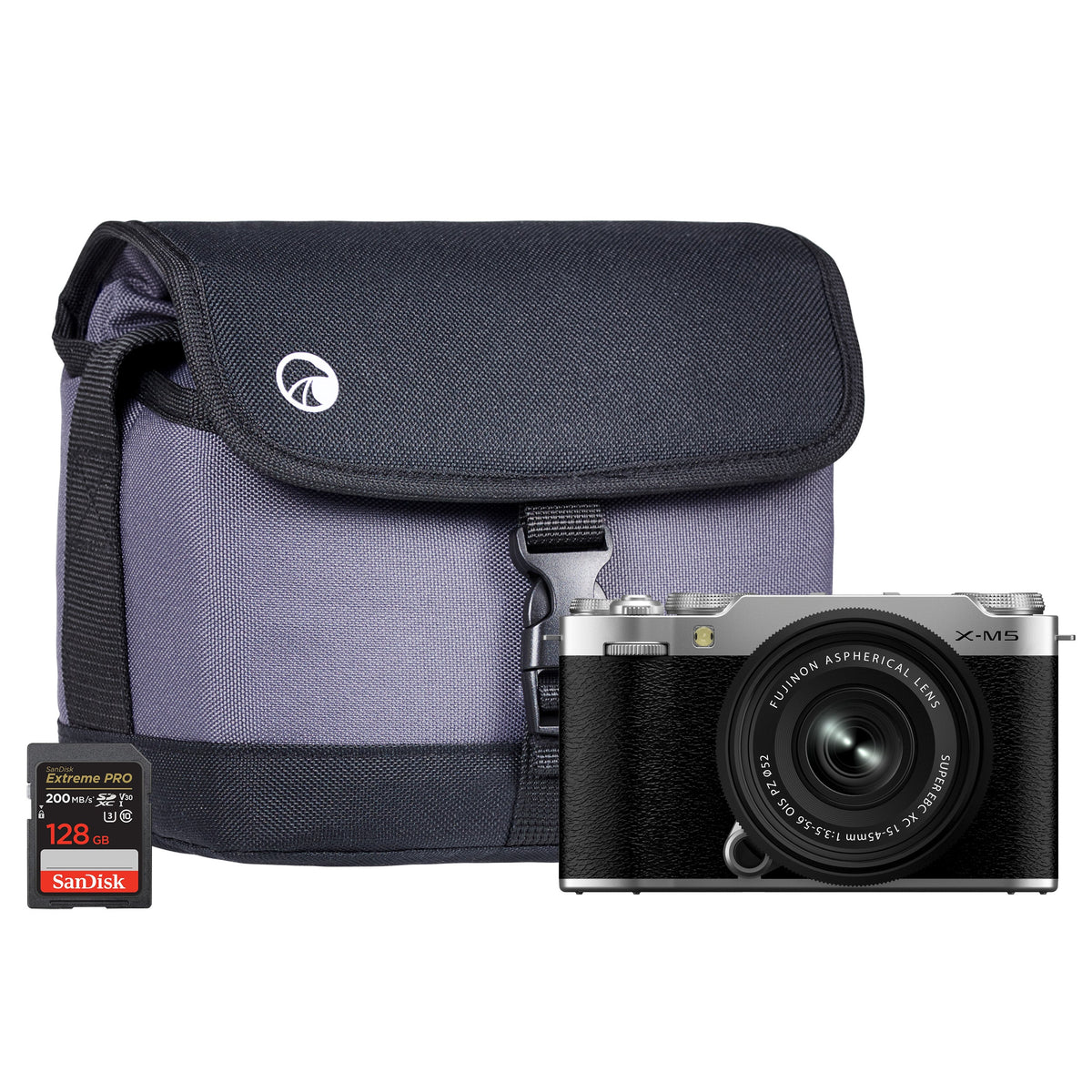 Fujifilm X-M5 Mirrorless Digital Camera - Silver