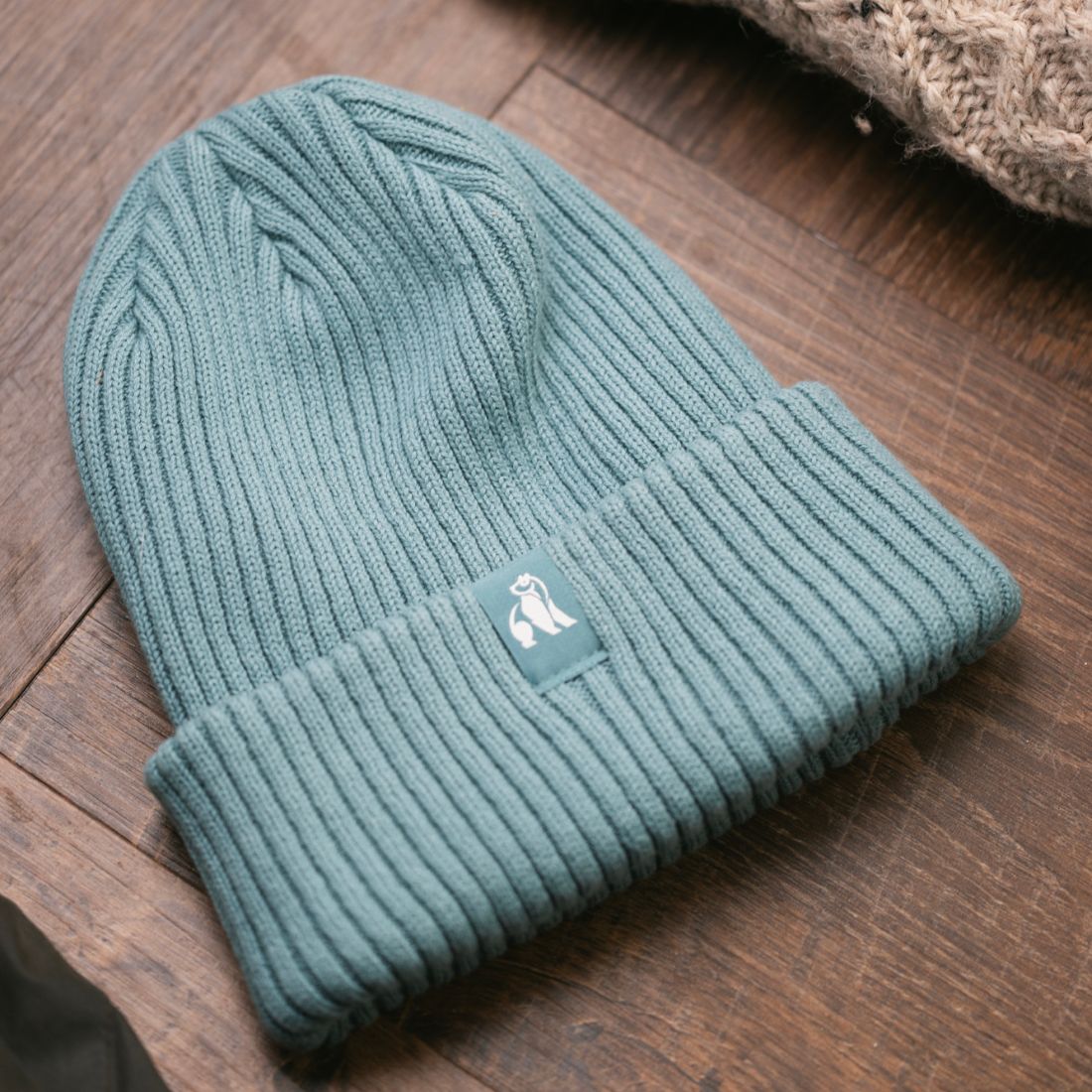 Organic Cotton Beanie - Turquoise
