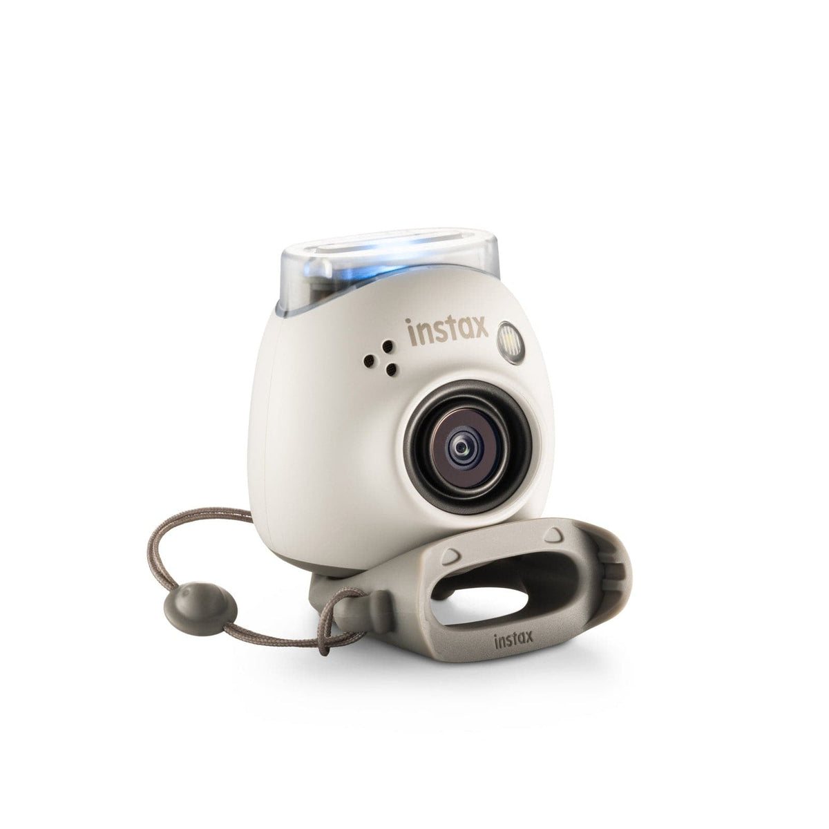 Fujifilm Instax PAL Digital Camera with Link Wide Printer Bundle - Ash White
