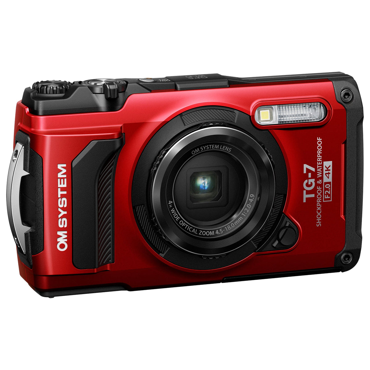 OM System TG-7 12MP 4x Zoom Tough Compact Camera