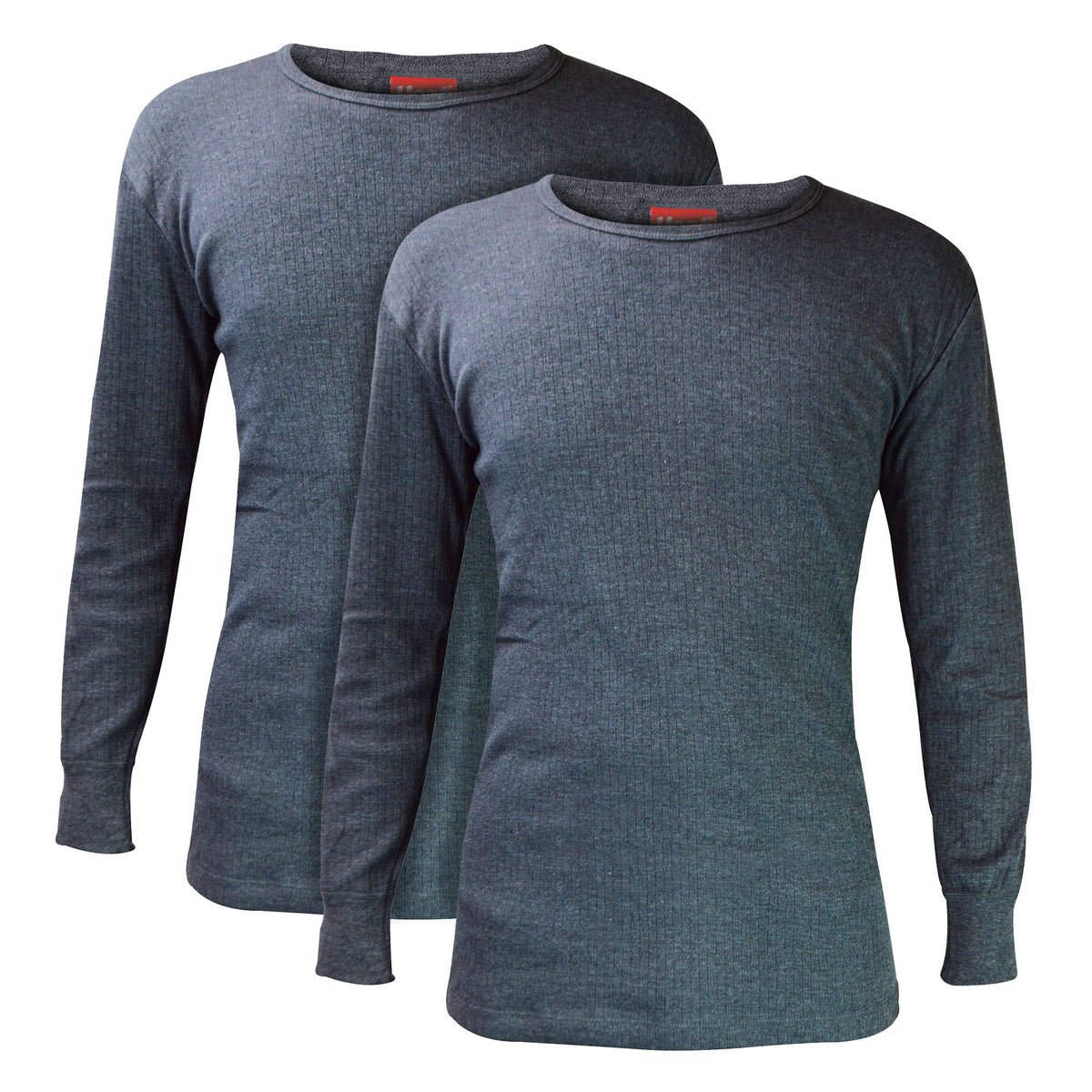 2 Pack Mens Long Sleeve Thermal Top for Winter