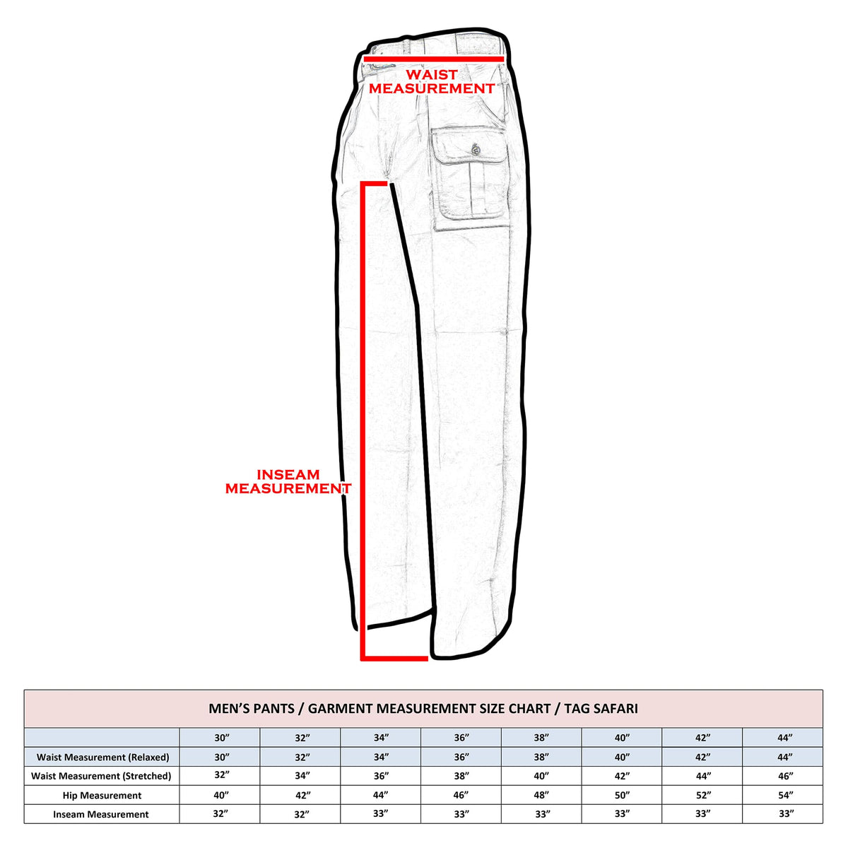 Six-Pocket Congo Pants for Men