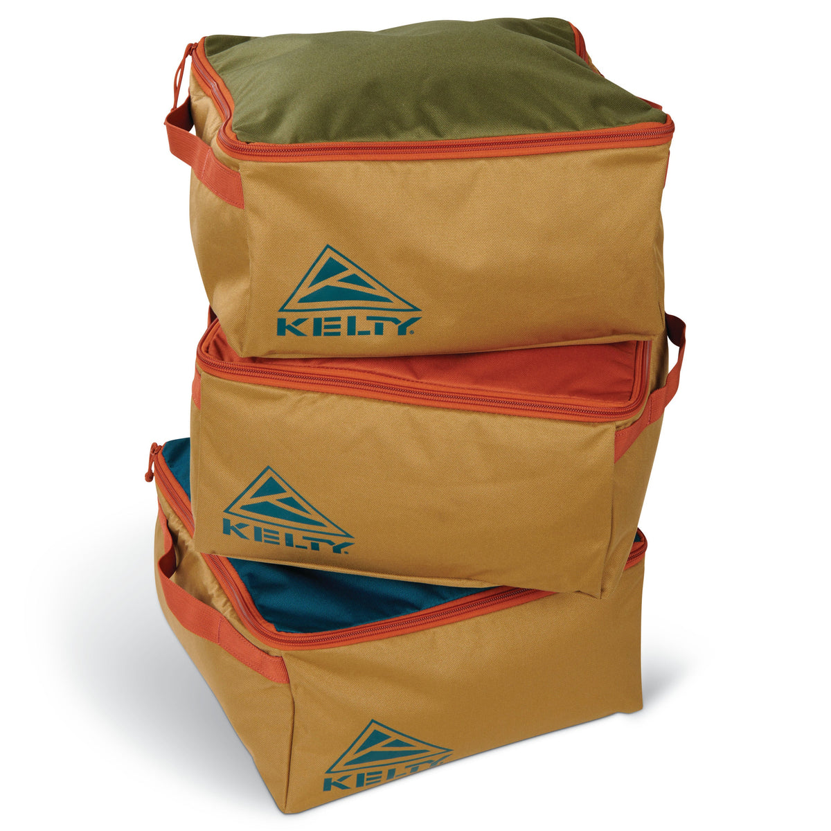 Kelty Car Go Box Camp Storage Organiser in Beluga/Dull Gold
