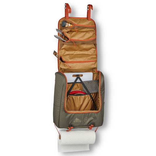 Kelty Camp Galley Deluxe Camp Kitchen Organiser in Beluga / Dull Gold
